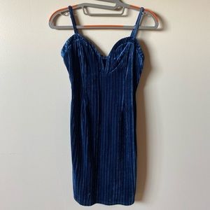 Blue Velvet Mini dress